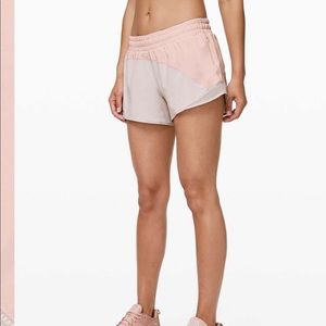 Lululemon Pink Hotty Hot Shorts